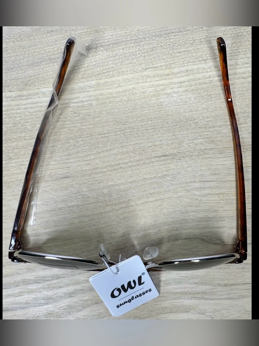 OWL Tortoiseshell Clubmaster Sunglasses NWT!